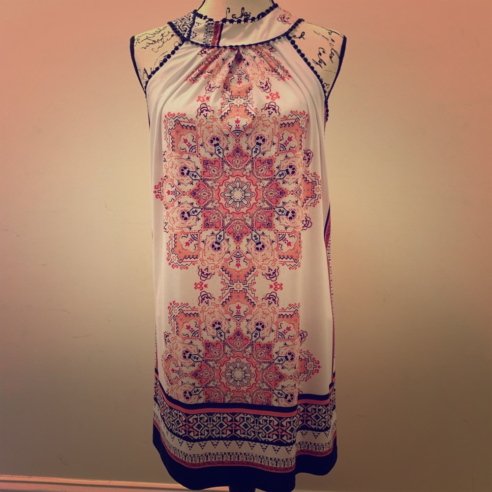 Three Pink Hearts Summer Dress